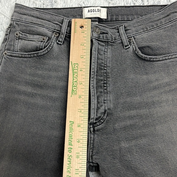 Agolde High Rise Ankle Grey Denim Jean size 26 - Picture 5 of 8